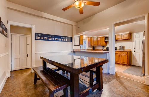 Central Colorado Springs House | Sport Themed Stay — Downtown, Family Fun, Full Kitchen, Parks, Foosball, W/D
