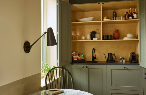 Fishtown House | Standard King Room at Anna & Bel with In-Room Wet Bar and Garden Courtyard