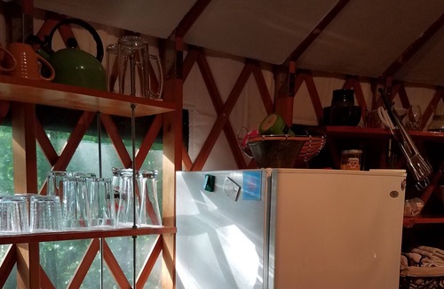 Lawton Cabin | Stay In A Yurt! Secluded And Wooded Acreage On A Lake! Lawton Mi