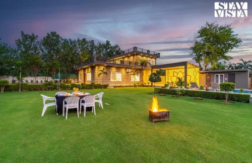 Faridabad Villa | StayVista at Cloudberry Estate - Pet Freindly Villa with Private Outdoor Pool & Lawn