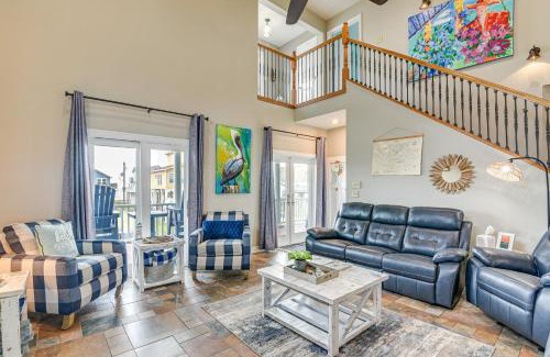 San Luis House | Steps from Gulf Freeport Home with Water Views