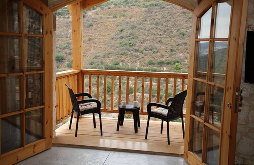 Kaftoun Cottage | stone cottage with jacuzzi and chimney for up to 2 guests,.