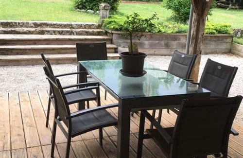 Saint-Caprais-de-Lerm House | Stone house with swimming pool