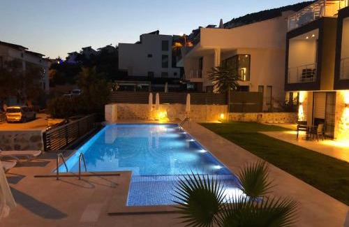 Kalkan Apartment | Stone House Aparts 2 plus 1 mit zwei Balkone und Poolview Kalkan No 10