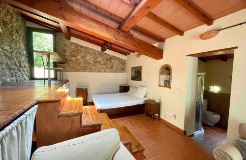 Montefiridolfi Apartment | Stone house with pool