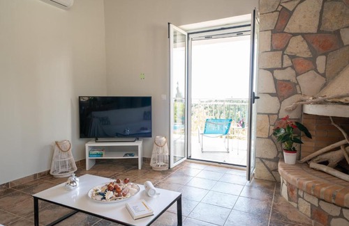 Erisos Villa | Stone Villa Eriphyle ,private witn sunset view