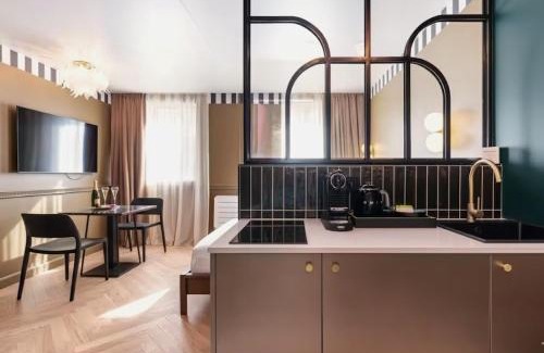Villette Gare Apartment | Studio Élégant-Une Escapade Raffinée en Plein Cœur de la Ville