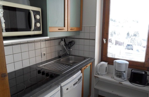 Belle Plagne Apartment | Studio 28m2 with south-facing slope view from Sunday to Sunday
