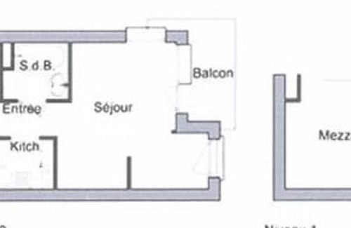 Vallandry Apartment | Studio 4 pers au centre de Vallandry, proche pistes, balcon et vue montagne - FR-1-411-75