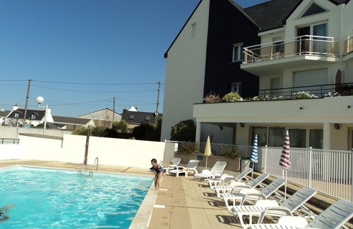 Plouhinec Apartment | Studio cabin - Ria Etel Port - Morbihan - Heated swimming pool