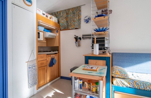 Villarembert Apartment | Studio for 6 in Le Corbier, ski-in/ski-out