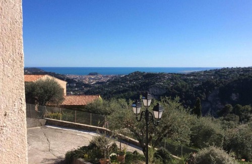 Saint-Andre-de-la-Roche Apartment | Studio "Appartement Les Oliviers" with Private Terrace, Shared Pool & Wi-Fi