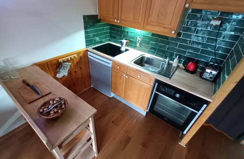 Saint-Gervais-les-Bains Apartment | Studio 4 persons - near center, skibus 50m, TMB area