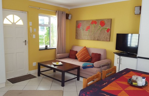 Constantia Ski Chalet | Studio in its own little house with nice terrace covered by a big awning