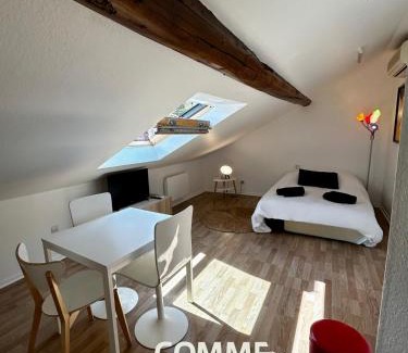 Vandoeuvre-les-Nancy Apartment | Studio, Le Petit Mika avec Stationnement Gratuit