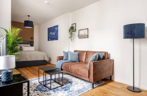 Horchheim Apartment | Studio Loreley am Rhein, moderne & vollausgestatte 40qm, Küche, Netflix, WM