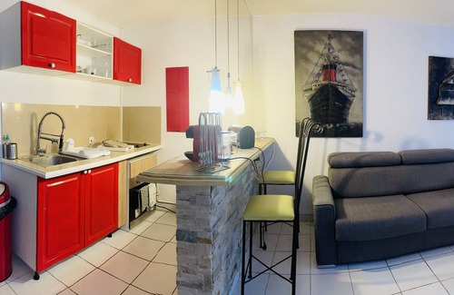 Cul de Sac Apartment | Studio Orchidée 5m from the most beautiful beach of Saint Martin