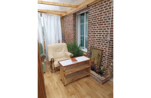 Crasville-la-Mallet Apartment | Studio veranda
