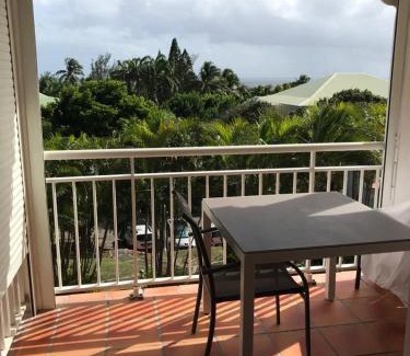 Grande-Terre Apartment | Studio Vue mer Haut de villa anse des rochers