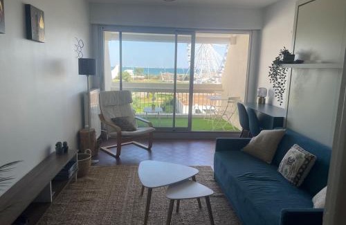 La Grande-Motte Apartment | Studio Vue Mer, Vélos, Terrasse, Ascenseur et Garage 6mn à pied