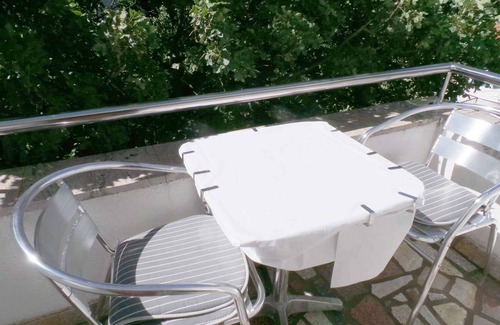 Klenovica Apartment | Studio with balcony and sea view near the beach