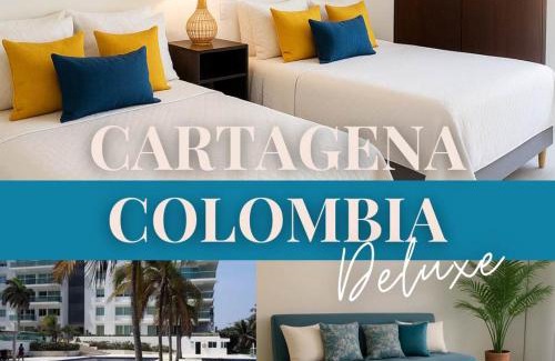 Juan XXIII Apartment | Stunning 2BD Apartment Pool - Oceanview Cartagena