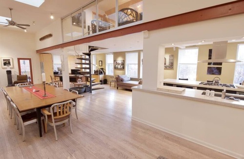 Mount Vernon Square Apartment | Stunning Art Filled Loft With Abundant Natural Light!