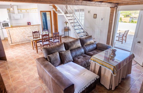 Sanlucar la Mayor House | Stunning private villa for 6 guests with private pool, WIFI, A/C, TV, patio and pets allowed