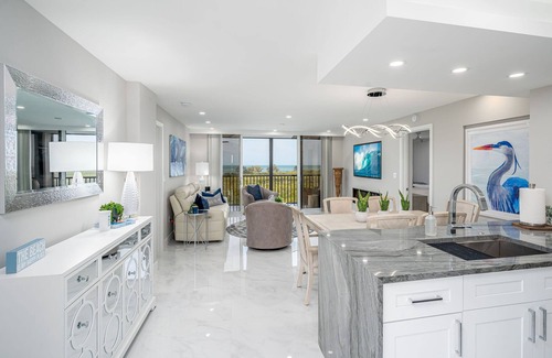 Vanderbilt Beach Condo | Stunning Gulf Views From All Rooms, Luxury 2BR/2BA, 9th Fl, Walk to 2 Beaches
