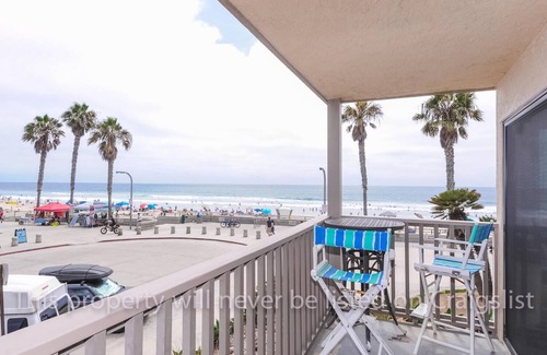 Pacific Beach Condo | Stunning Oceanfront 2 BR with Panoramic Ocean and Beach Views!