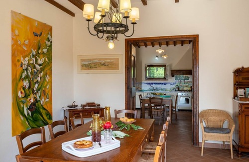 Borgo San Lorenzo Villa | Stunning private villa for 10 guests with WIFI, private pool, A/C, TV, patio and pets allowed