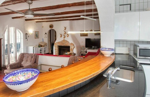 Les Tres Cales Villa | Stunning private villa for 10 guests with private pool, WIFI, TV, patio and parking