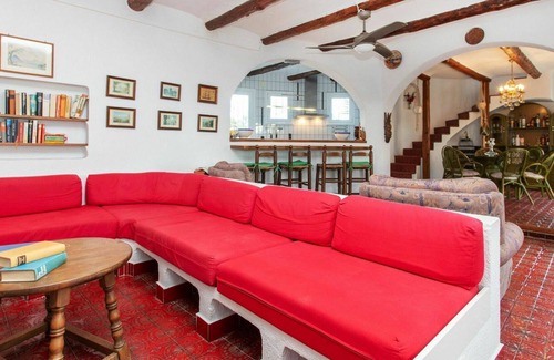 Les Tres Cales Villa | Stunning private villa for 10 guests with private pool, WIFI, TV, patio and parking