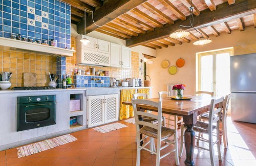 Santa Luce Villa | Stunning private villa with private pool, TV, terrace, pets allowed, panoramic view and parking