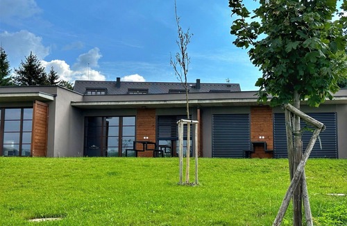 Ricky v Orlickych horach House | Stunning private villa for 6 people with WIFI, TV, terrace, panoramic view and parking