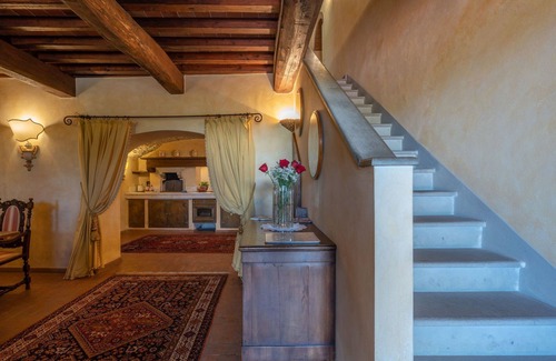 Dicomano Villa | Stunning private villa with private pool, A/C, hot tub, WIFI, TV, patio and panoramic view