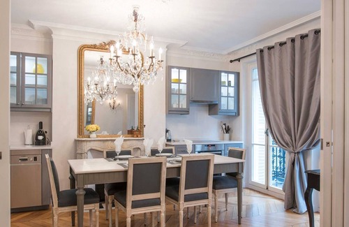 Quartier du Gros-Caillou Apartment | Stunning & Spacious in Superb Location with Balcony & Eiffel Views