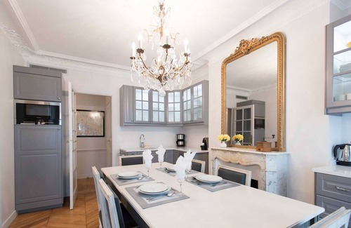 Quartier du Gros-Caillou Apartment | Stunning & Spacious in Superb Location with Balcony & Eiffel Views