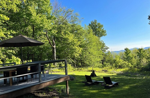 Waterbury Center House | Stunning views near Stowe /Private mountain home