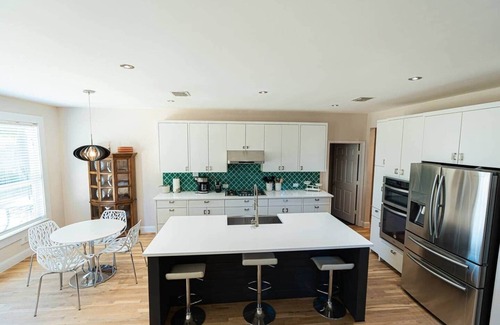 Forney House | Stylish 4BR Retreat | In DFW | Quiet Street + Office & Yard