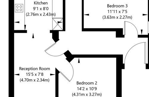 Harrow Road Apartment | Stylish and Spacious 3RB in Maida Vale!