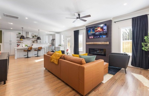 Charlotte House | Stylish Charlotte Getaway with Yard & Fire Pit 1369