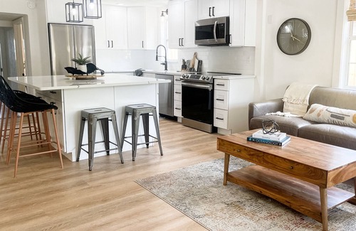 Alta Vista House | Stylish home near downtown & Siesta Key with private heated pool & workspace