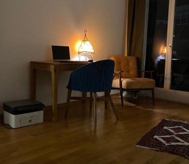 Zug House | Stylish Room and private bathroom in lakefront apartment