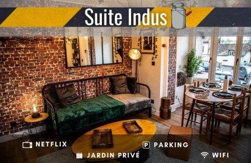 Orbec Apartment | SUITE INDUS - JARDIN, NETFLIX et PARKING - Le Manoir aux Pommes