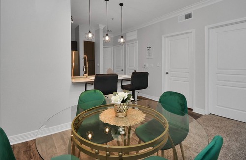 Braeswood Place Apartment | SUMMER CABANA GETAWAY MED CNTR, NRG CENTER, BALCONY + POOL + PARKING