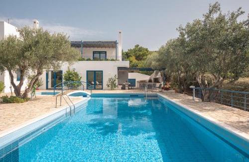 Lavreotiki Villa | Summer Villa Pasiphae Private Pool - BBQ -Beach 2min