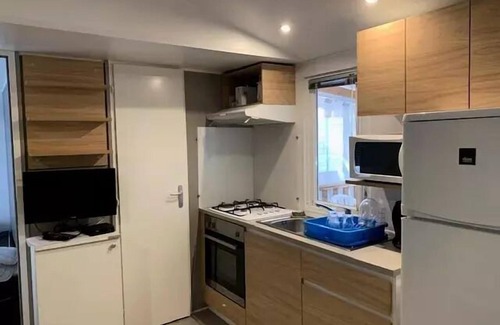 Saint-Cyprien House | Sun & Sea - Camping Le Bosc * - 784 MOBILE HOME 3 ROOMS CLIM TV 4 to 5 people - 4 pers. included in the tariff
