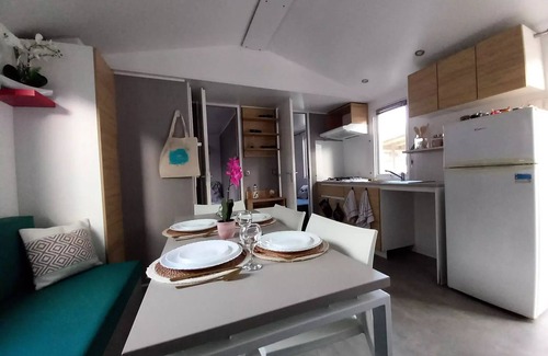 Saint-Cyprien House | Sun & Sea - Camping Le Bosc * - 784 MOBILE HOME 3 ROOMS CLIM TV 4 to 5 people - 4 pers. included in the tariff