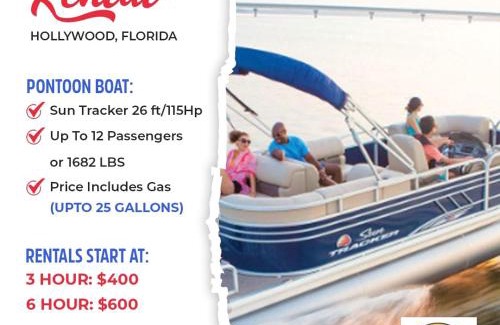 Dania Beach Boat Rental | SunBoat Rental - Pontoon Boat Rental